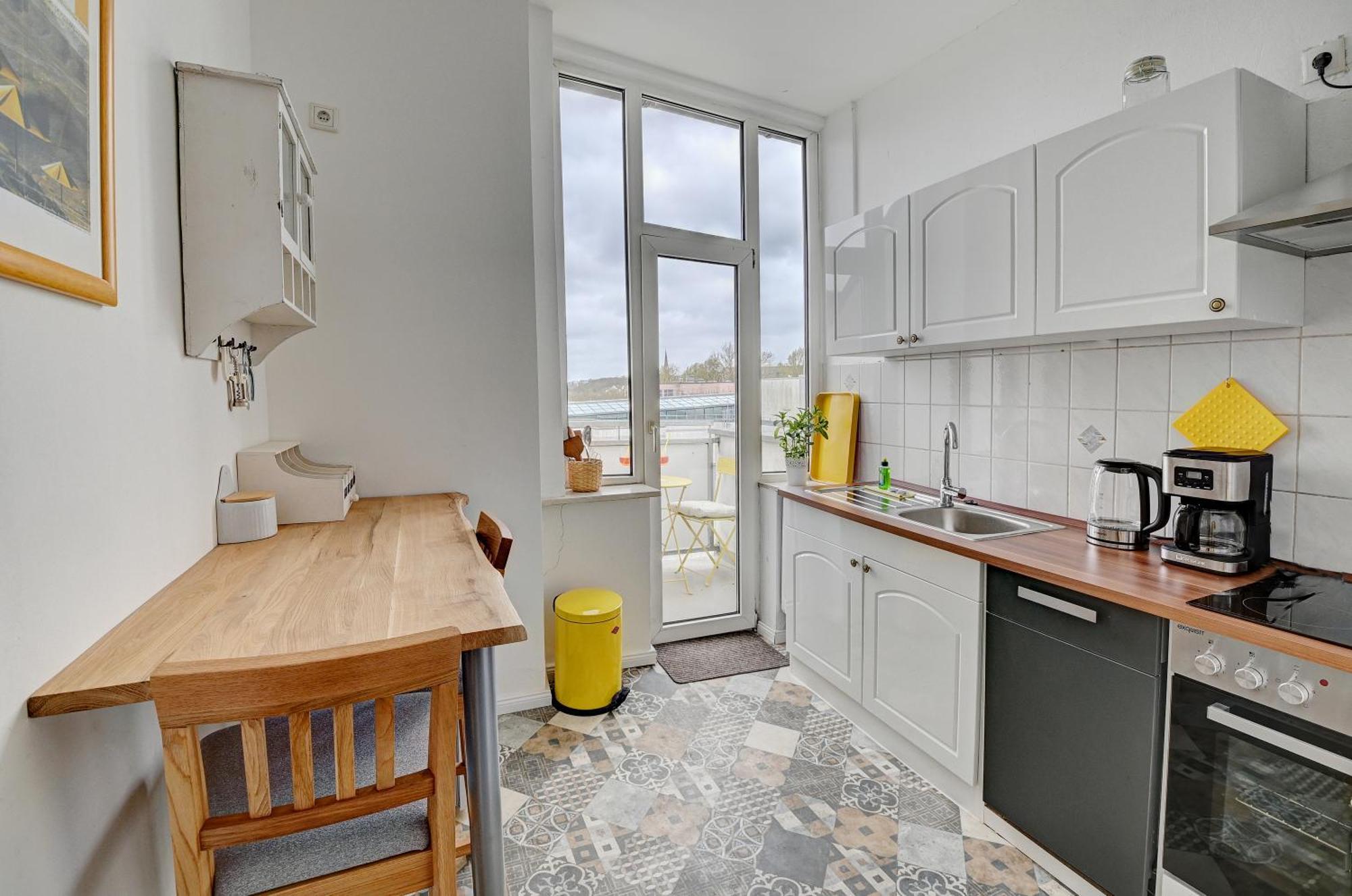 Mittendrin - Apartment Mit 2 Balkonen Sehr Zentral Flensburg Bagian luar foto